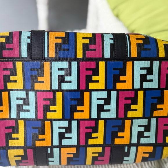 Fendi Multicolor Logo Duffel Bag - Picture 7 of 16